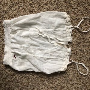 White Hollister tank top